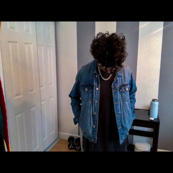 Jean jacket / vintage jean jacket - Picture 2 of 2